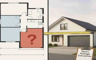 does a garage count as square footage