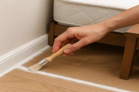 easy way to spread damatashuos erarth to kill bed bugs