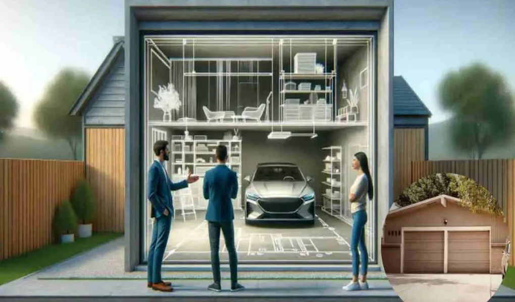 does a garage count as square footage