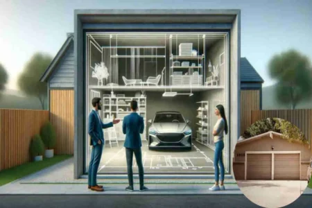 does a garage count as square footage