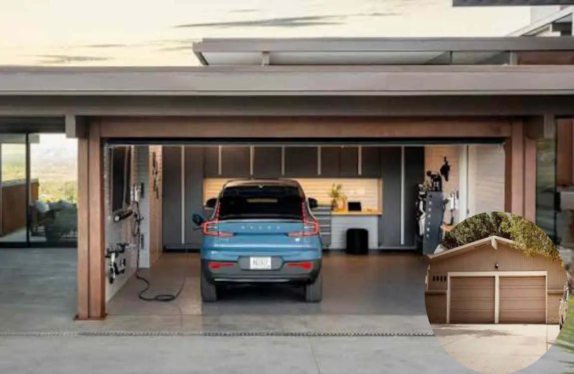 does a garage count as square footage