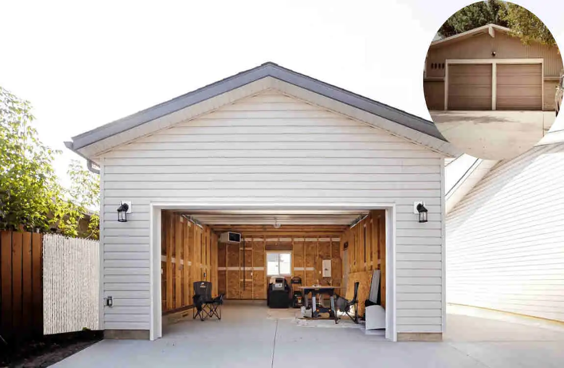 does a garage count as square footage