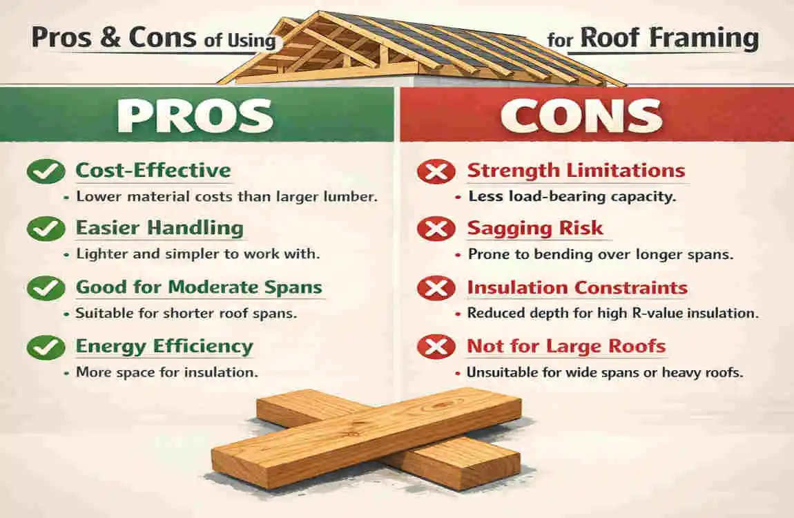 How Far Can a 2x6 Span in a House Roof?