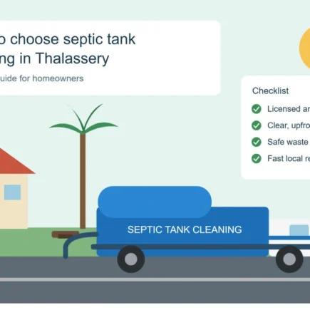 septic tank cleaning thalassery​