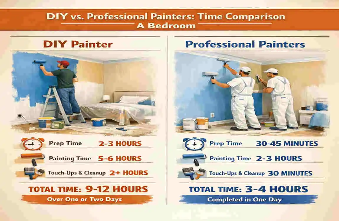 how long to paint a bedroom