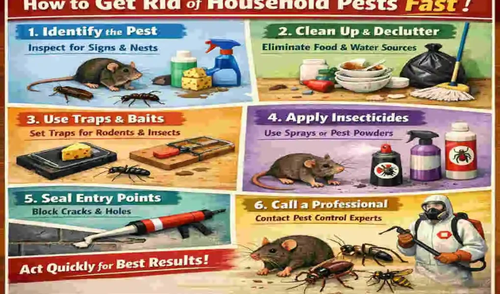 How to do pest control at home