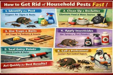 How to do pest control at home