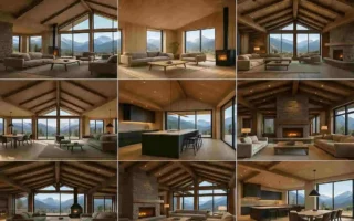 Modern mountain homes interior