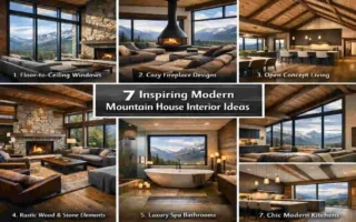 Modern mountain homes interior