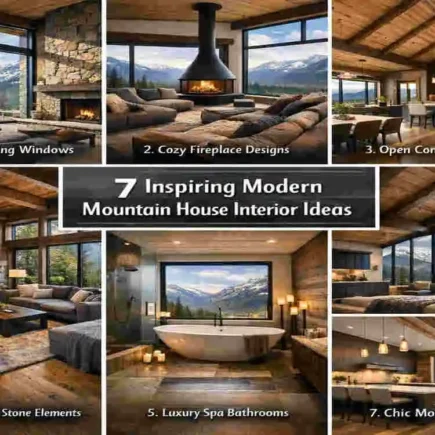 Modern mountain homes interior