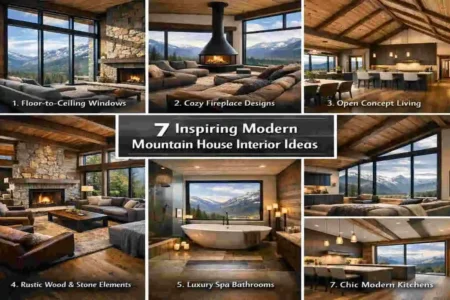 Modern mountain homes interior