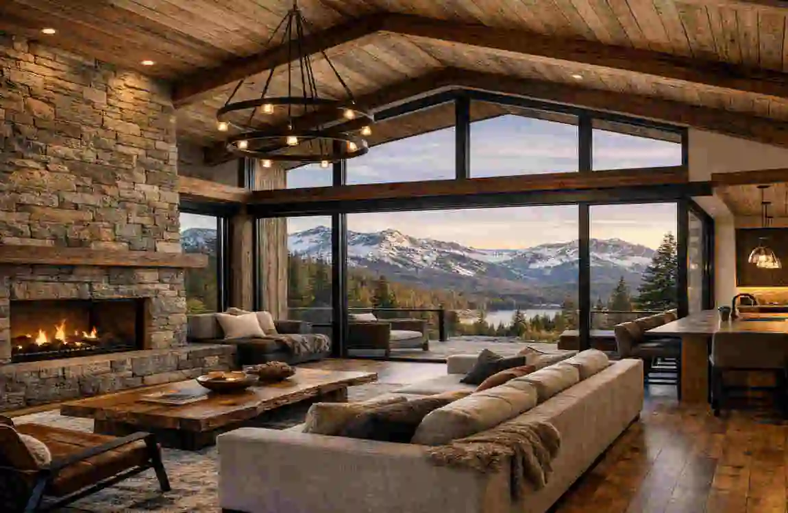 Modern mountain homes interior