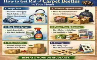 house carpet beetles
