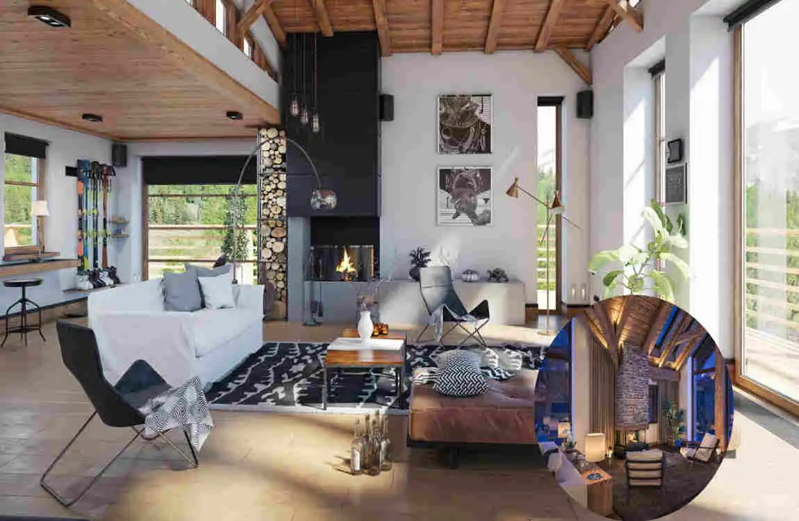 Modern Mountain Homes Interior