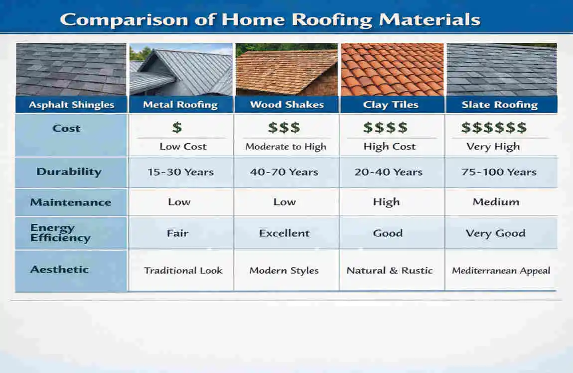 home roofing materials