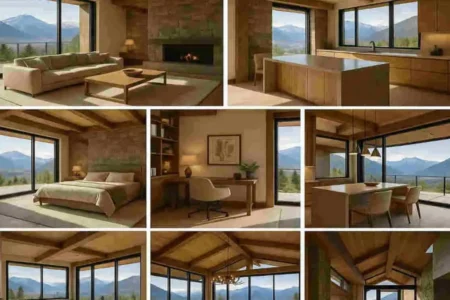 Modern mountain homes interior