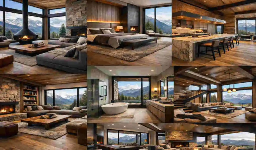 Modern mountain homes interior