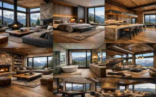 Modern mountain homes interior