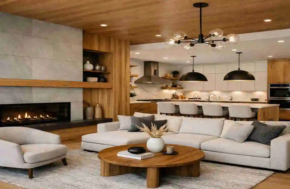 Modern mountain homes interior
