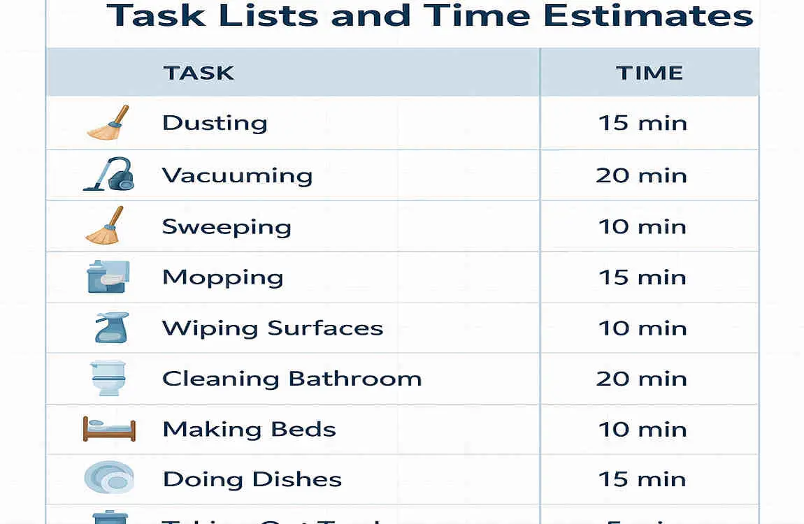 How to Determine Your Daily House Cleaning Schedule