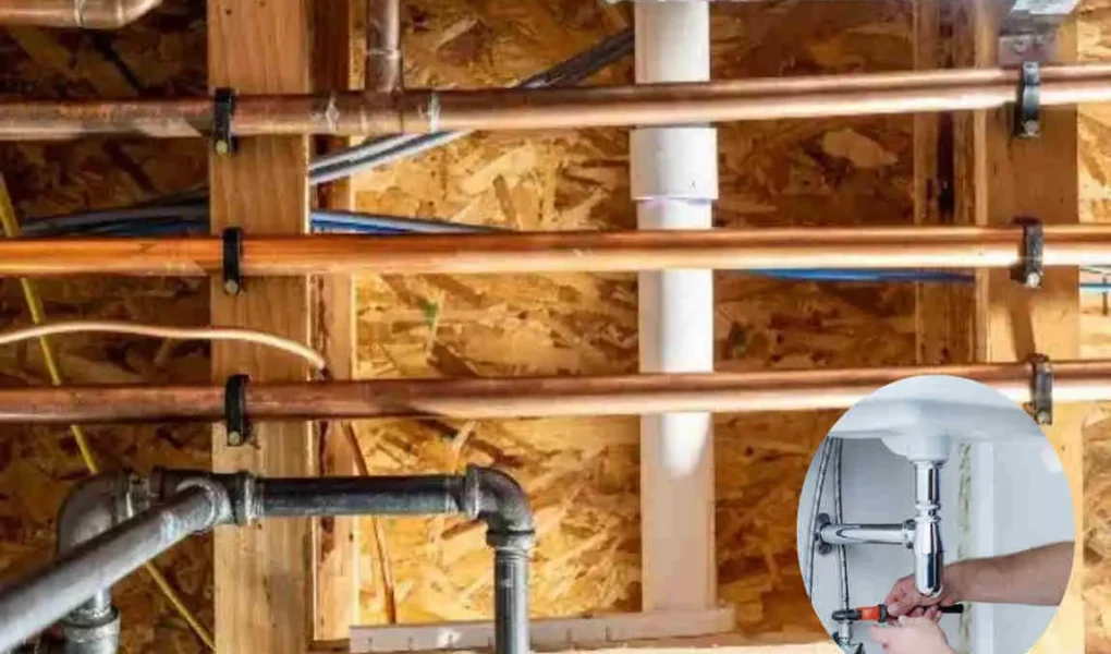 how to install plumbing in a new house