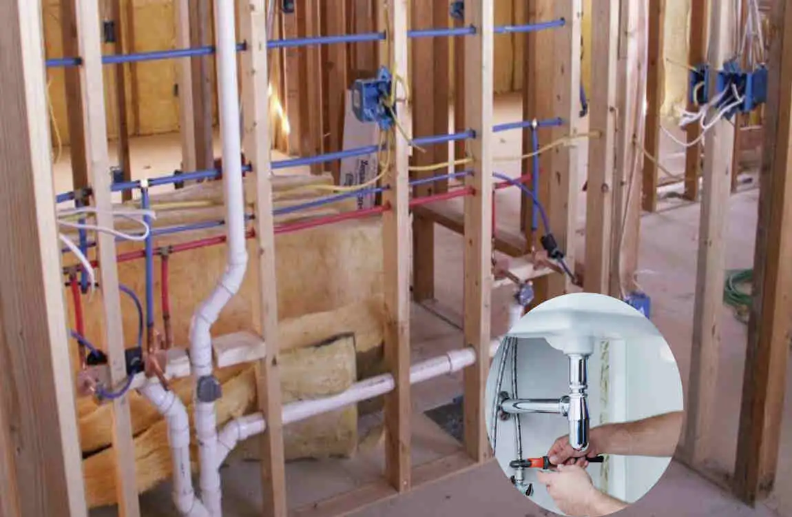 how to install plumbing in a new house