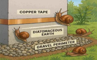 How to Prevent Snails from Climbing Your House