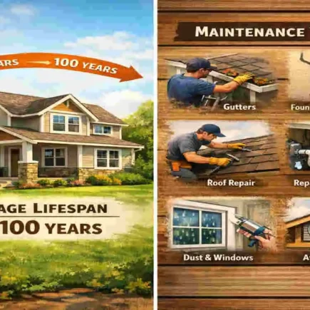 how long does a wood frame house