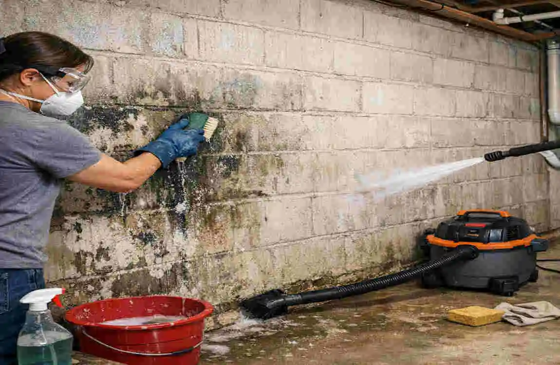 How to Clean Basement Walls