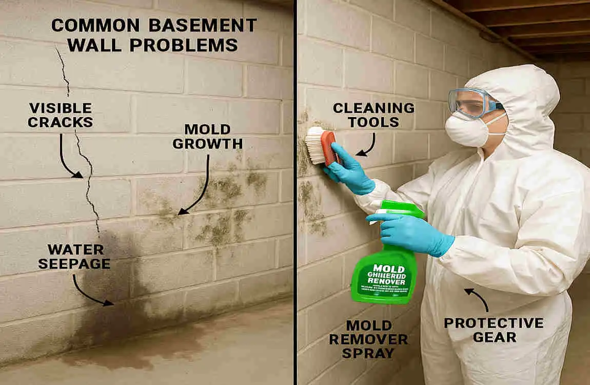 How to Clean Basement Walls to Protect Your House