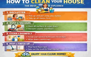What is the best method to clean your house?