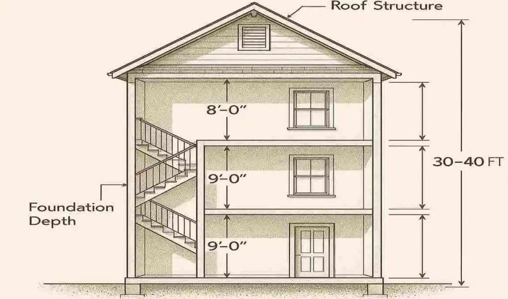 How Tall Is a 3-Story House? Average Height, Building Standards, and Construction Tips