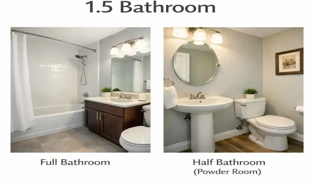 What Is a 1.5 Bathroom