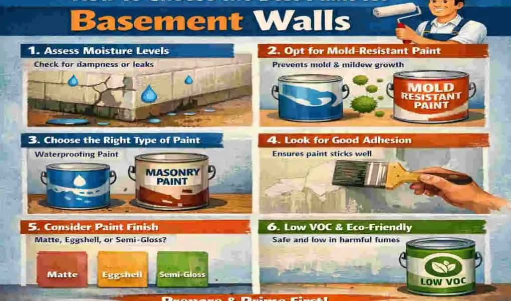 what paint to use on basement walls