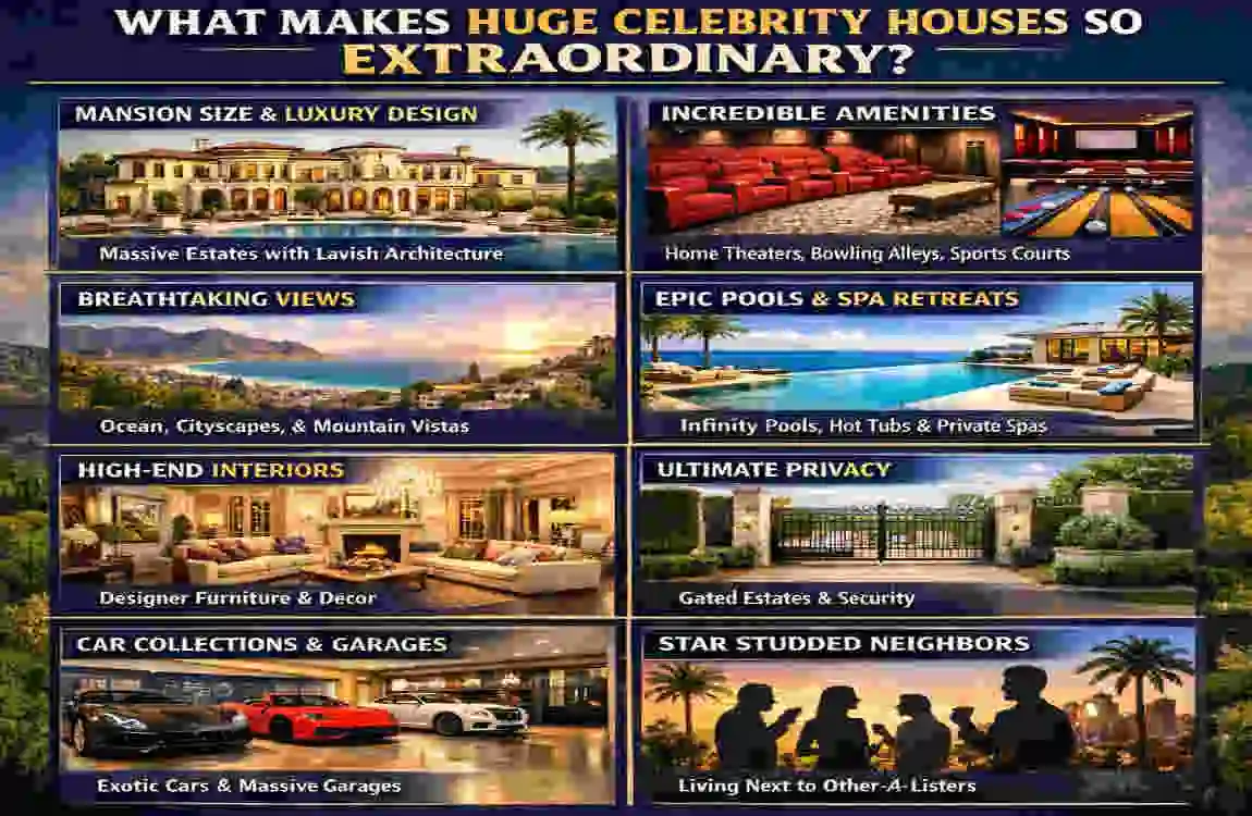 huge celebrity houses