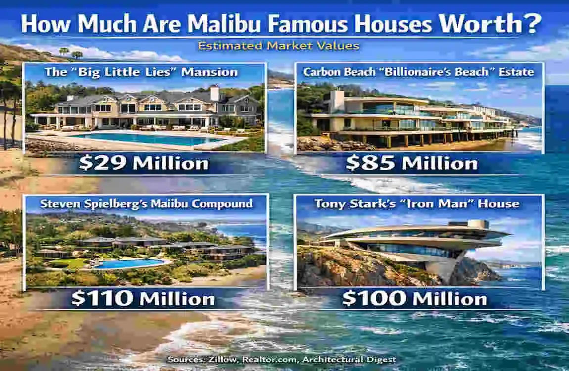 malibu famous houses
