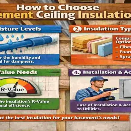 what insulation for basement ceiling