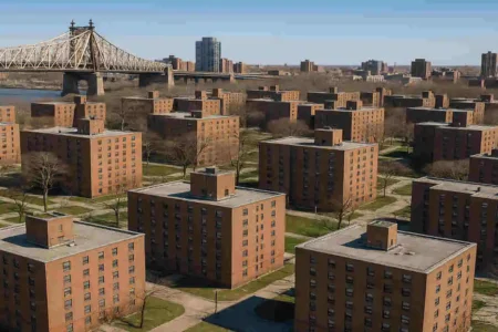 does queensbridge house have solar panels on the roof