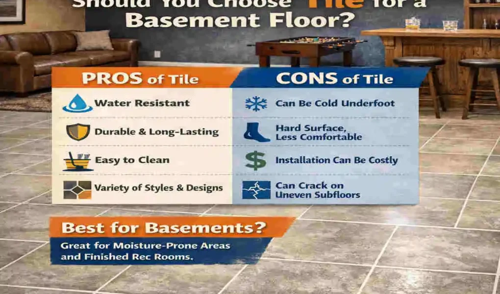 is tile good for basement floor