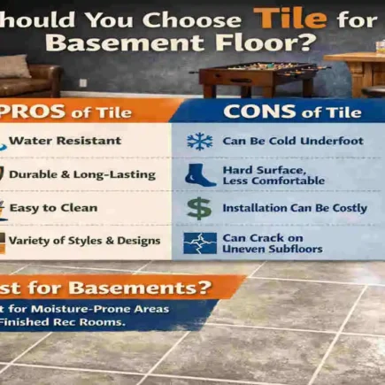 is tile good for basement floor