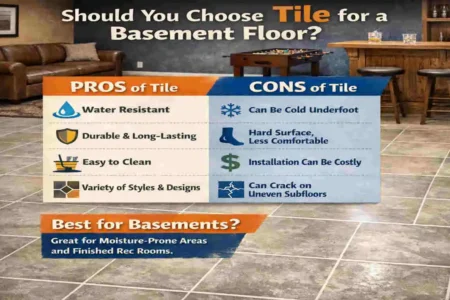 is tile good for basement floor