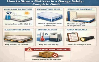 how to store a mattress in garage