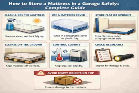 how to store a mattress in garage
