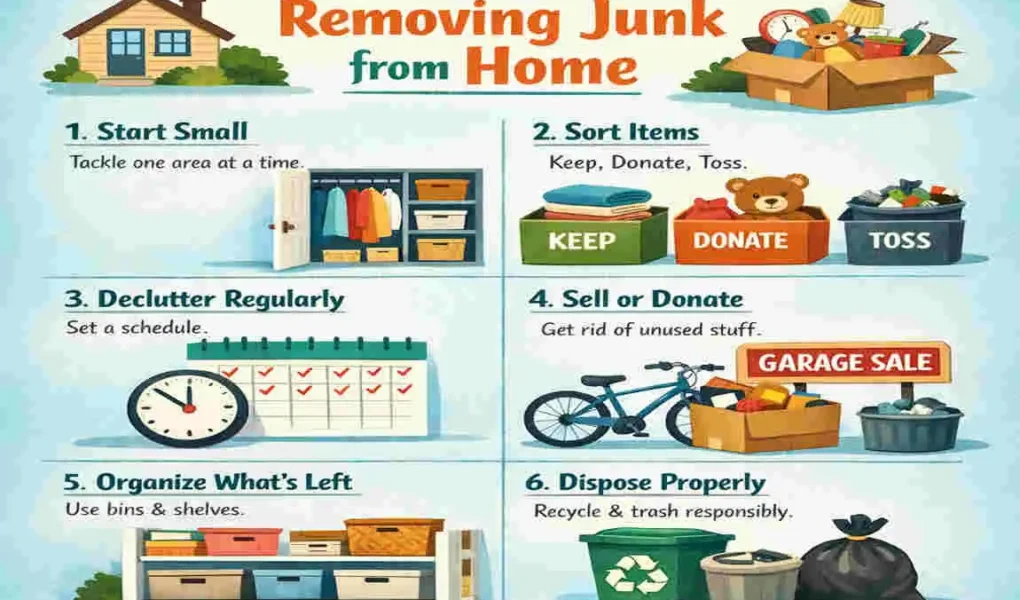 how to remove junk from home