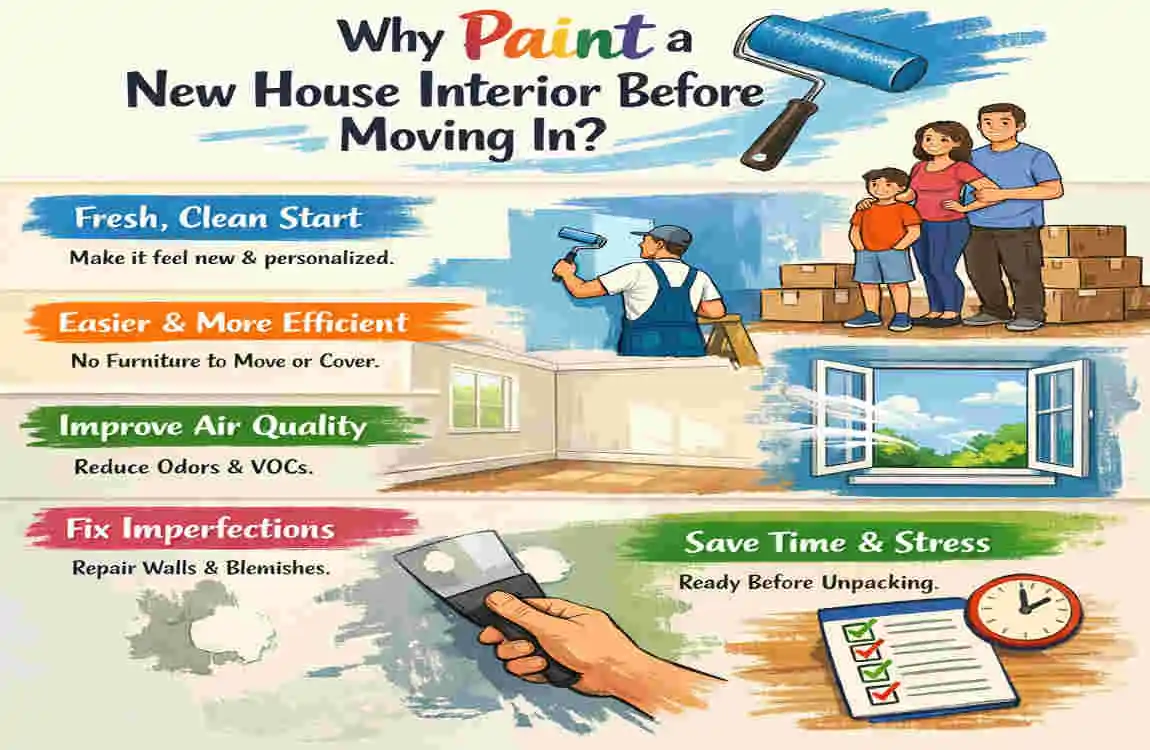 How to Paint a New House Interior