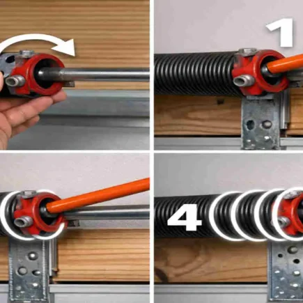 how many turns on garage door springs