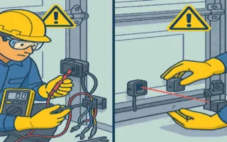 how to bypass garage door sensors