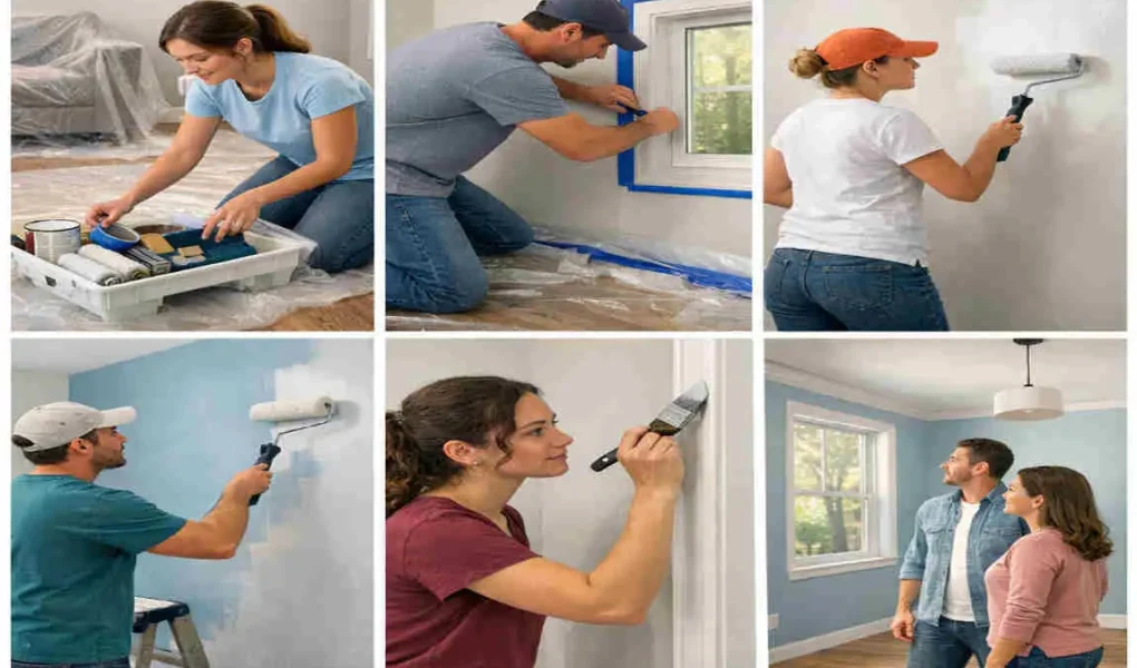 How to Paint a New House Interior
