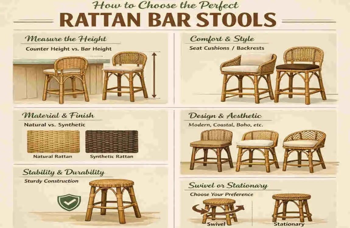 Rattan Bar Stools