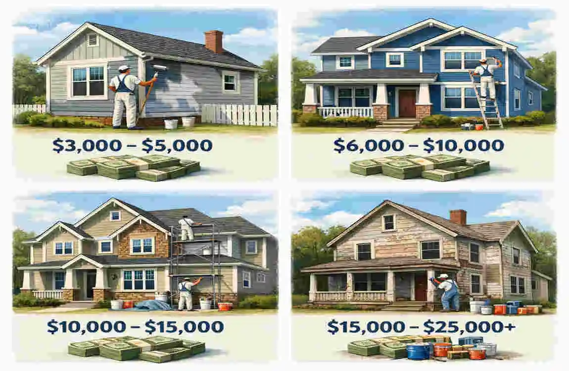how much to paint exterior of house